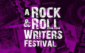 a rock and roll writers festival logo